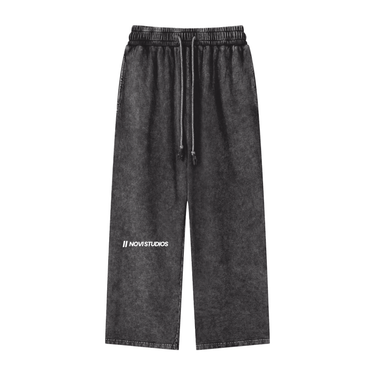 Acid Wash Studio Pants